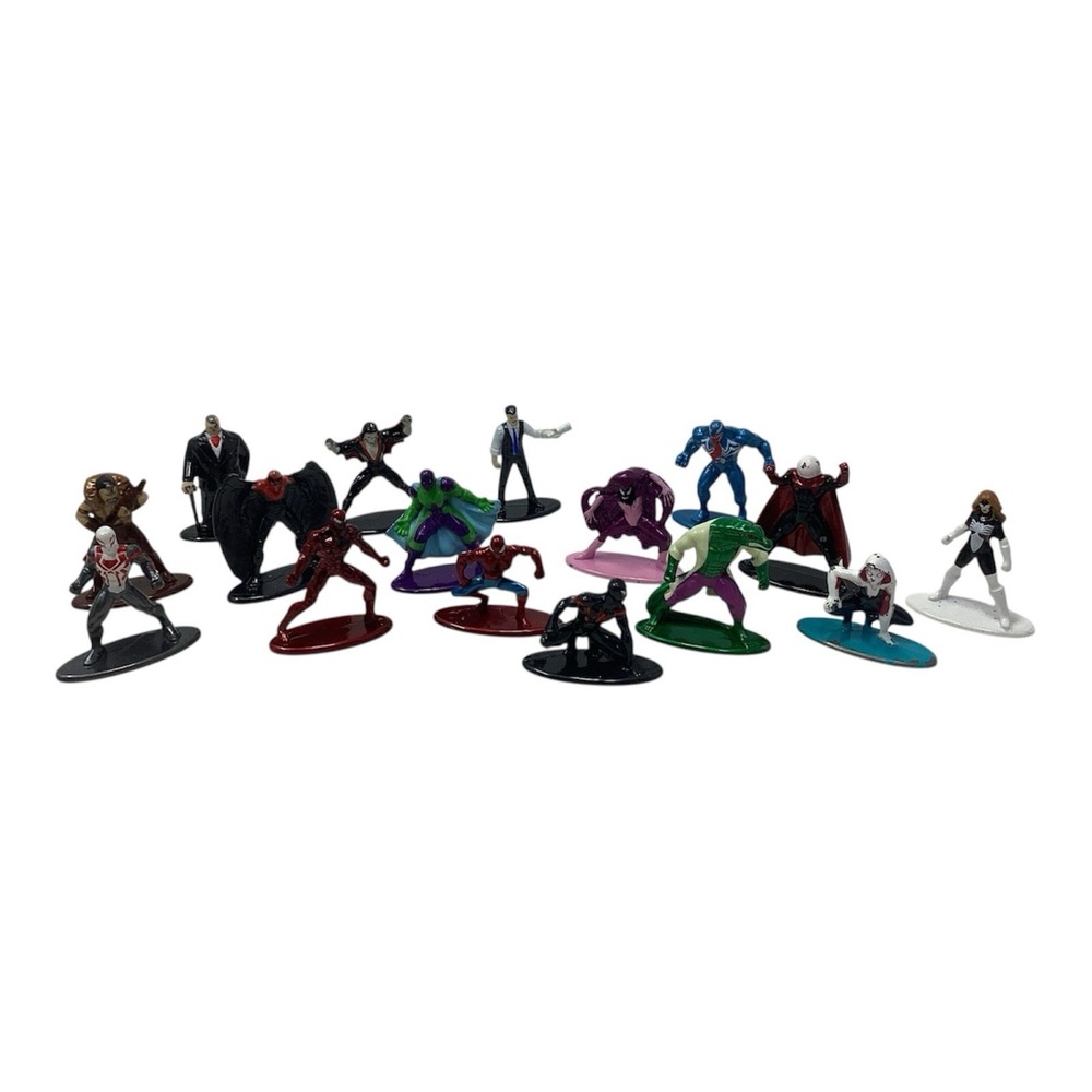 Jada TMNT Nano Marvel Mini Metalfigs Die-Cast  Lot 16 Spider-Man